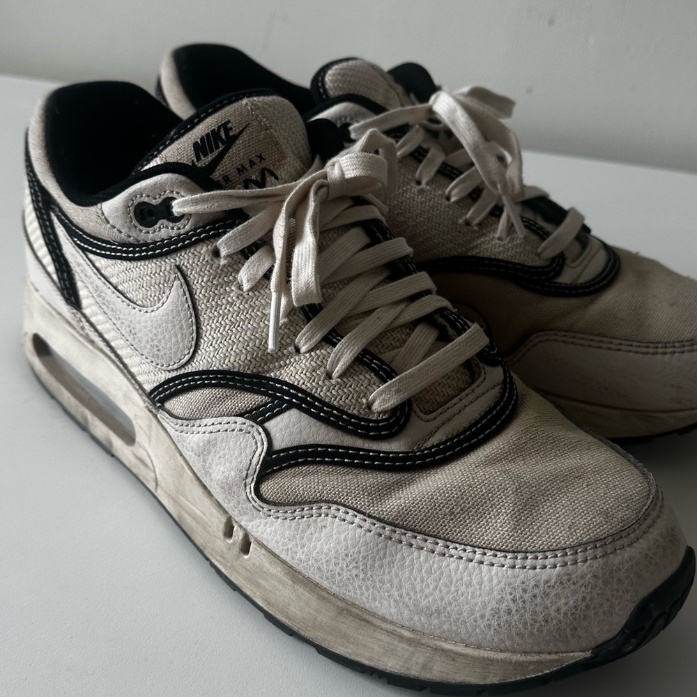 Nike airmax sneakers beige tweed 1’86 og